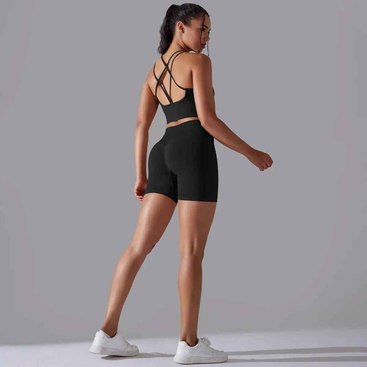 Seamless Yoga Clothes Suit - MRC STOREyoga clothesMy StoreSeamless Yoga Clothes SuitMRC STORECJDK209333906FUChestnutL