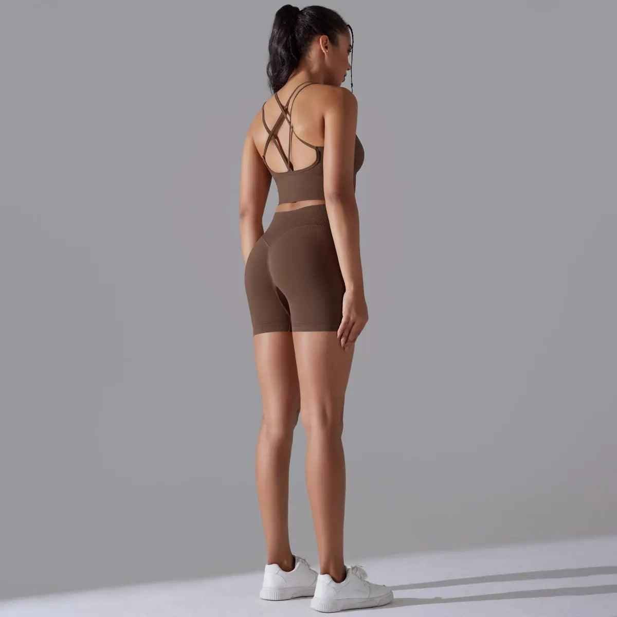 Seamless Yoga Clothes Suit - MRC STOREyoga clothesMy StoreSeamless Yoga Clothes SuitMRC STORECJDK209333924XCLight CamelL