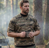 Mens Camouflage Crew-Neck Short-Sleeve T-Shirt MRC WEAR 